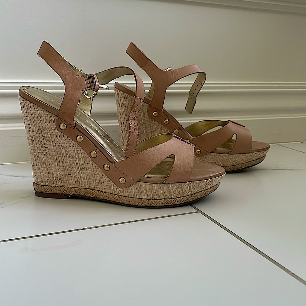 Ivanka Trump Beige Wedge 6.5